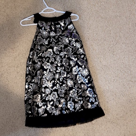 Pretty Brand floral sequin Dress Girls Size 14 - Picture 2 of 4